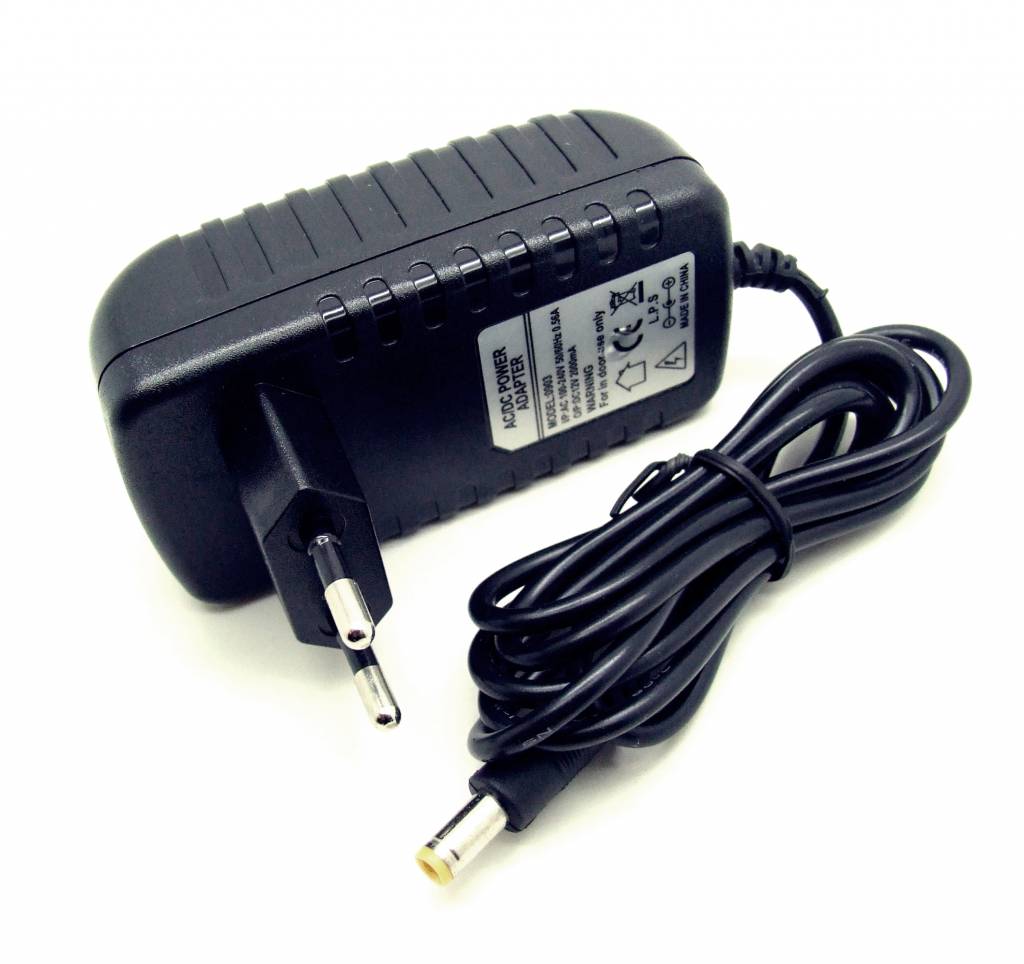 12v 1Amp Power Supply with 5.5mm DC Plug Adapter (Regular)